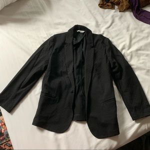 Old Navy black velvet polka dot blazer
